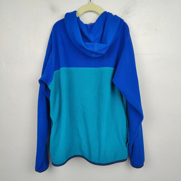Patagonia Micro D Snap-T Jacket Kids XL 14 Blue Teal Full Zip Fleece Hooded - Picture 9 of 10